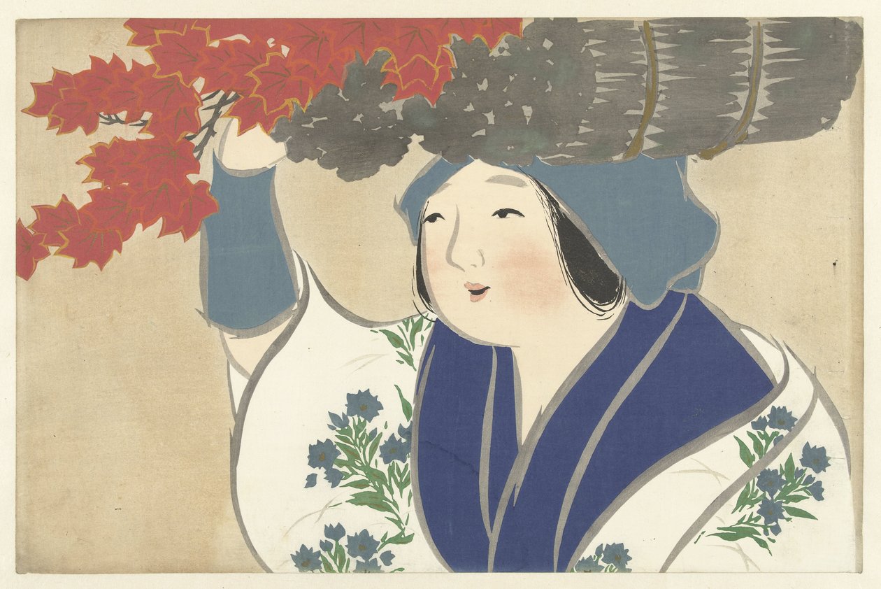 Vendedor de lenha
Kuroki uri
Flores de uma centena de mundos (título da série)
Momoyogusa, dl. 1 (título da série) de Kamisaka Sekka