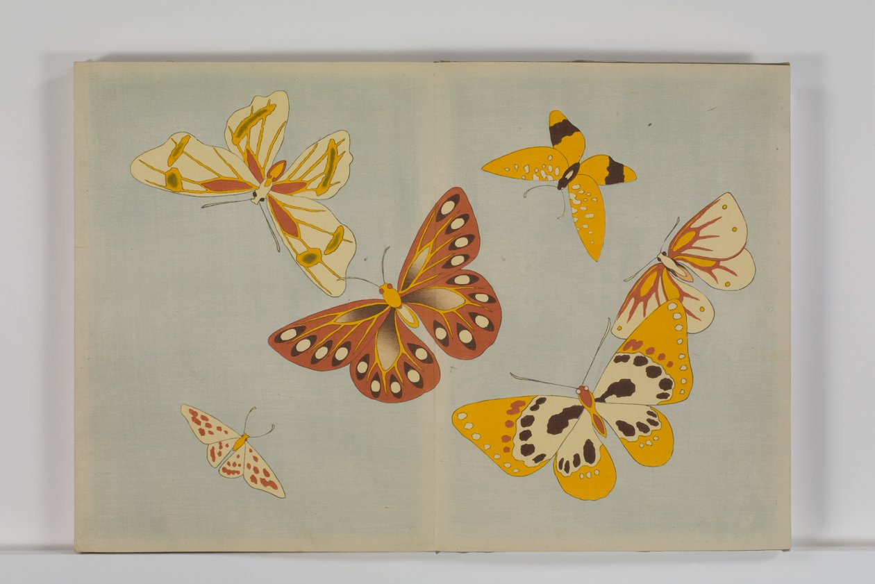 Chō senshu (A Thousand Kinds of Butterflies), Volume 1 de Kamisaka Sekka