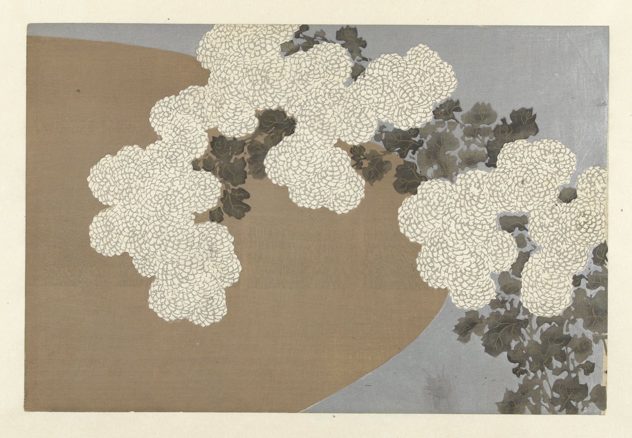 Crisântemos momoyogusa Flores de cem mundos (título da série) Momoyogusa, vol. 1 (título da série) de Kamisaka Sekka