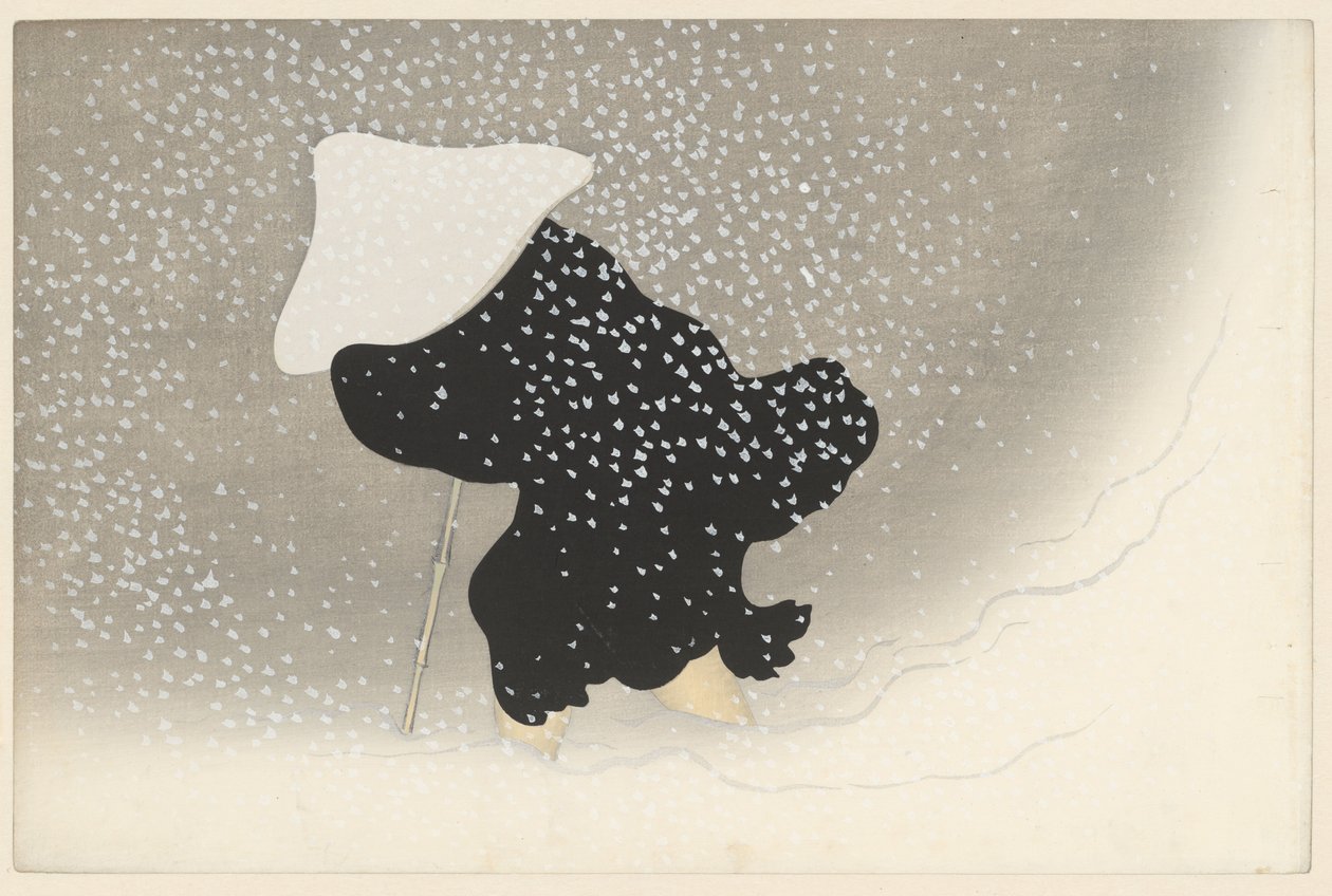 neve rodopiante Tomoe no yuki Flores de cem mundos (título da série) Momoyogusa, vol. 1 (título da série) de Kamisaka Sekka