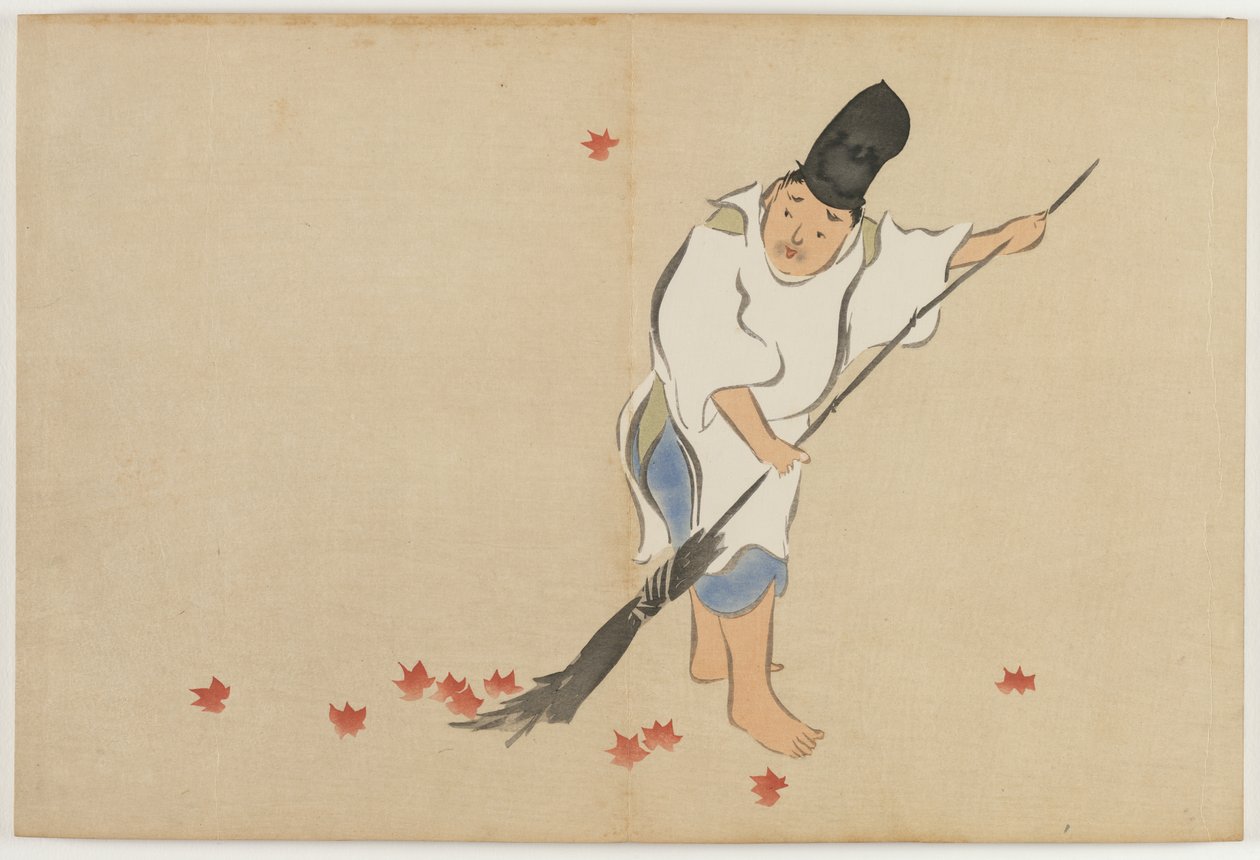 Flores de Cem Mundos (Momoyogusa): Guarda da Corte (Eishi) de Kamisaka Sekka