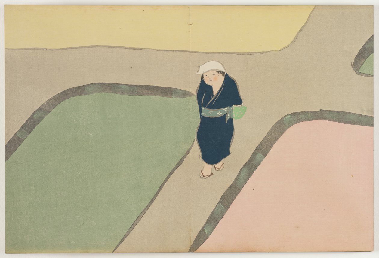 Flowers of a Hundred Worlds (Momoyogusa): Spring Field (Haru no tanomo) de Kamisaka Sekka