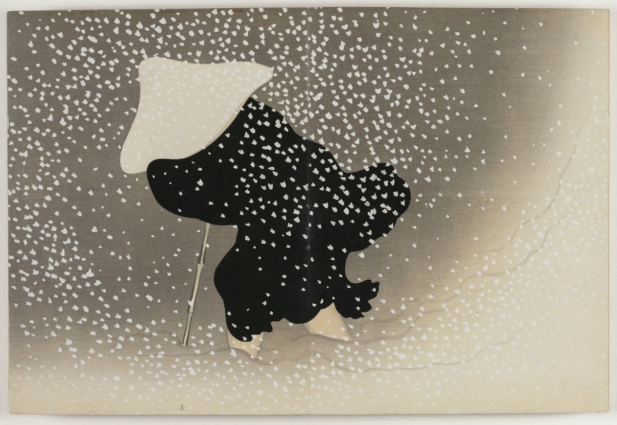 Flowers of a Hundred Worlds (Momoyogusa): Swirling Snow (Tomoe no yuki) de Kamisaka Sekka