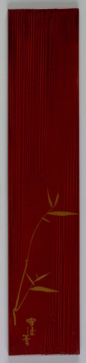 Tampa da caixa de cartão de poema, 1868-1912. de Kamisaka Sekka