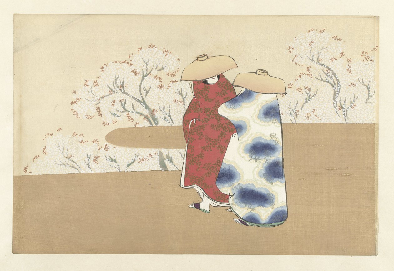 Primavera de 1909 (impressão em xilogravura) de Kamisaka Sekka