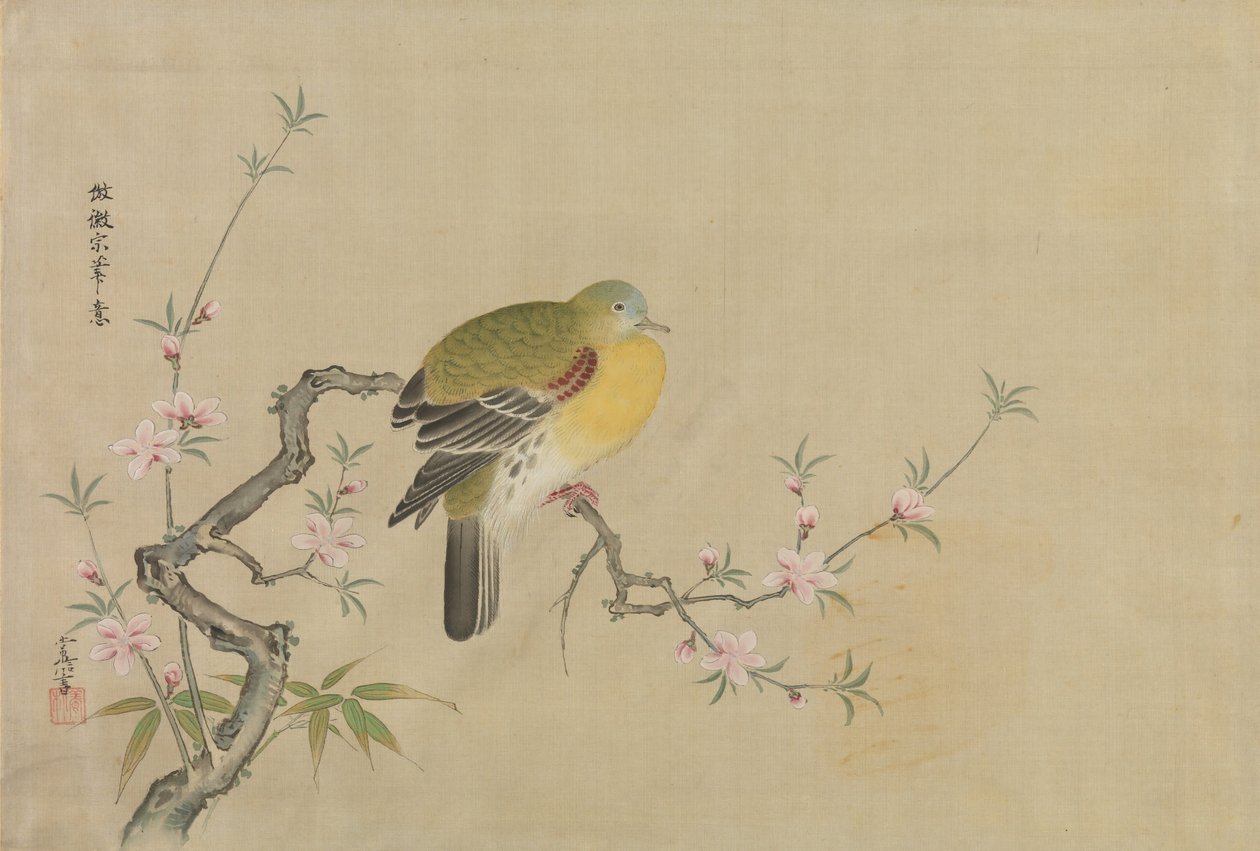 Álbum de Cópias de Pinturas Chinesas, século XVII. de Kanô Yôboku Tsunenobu