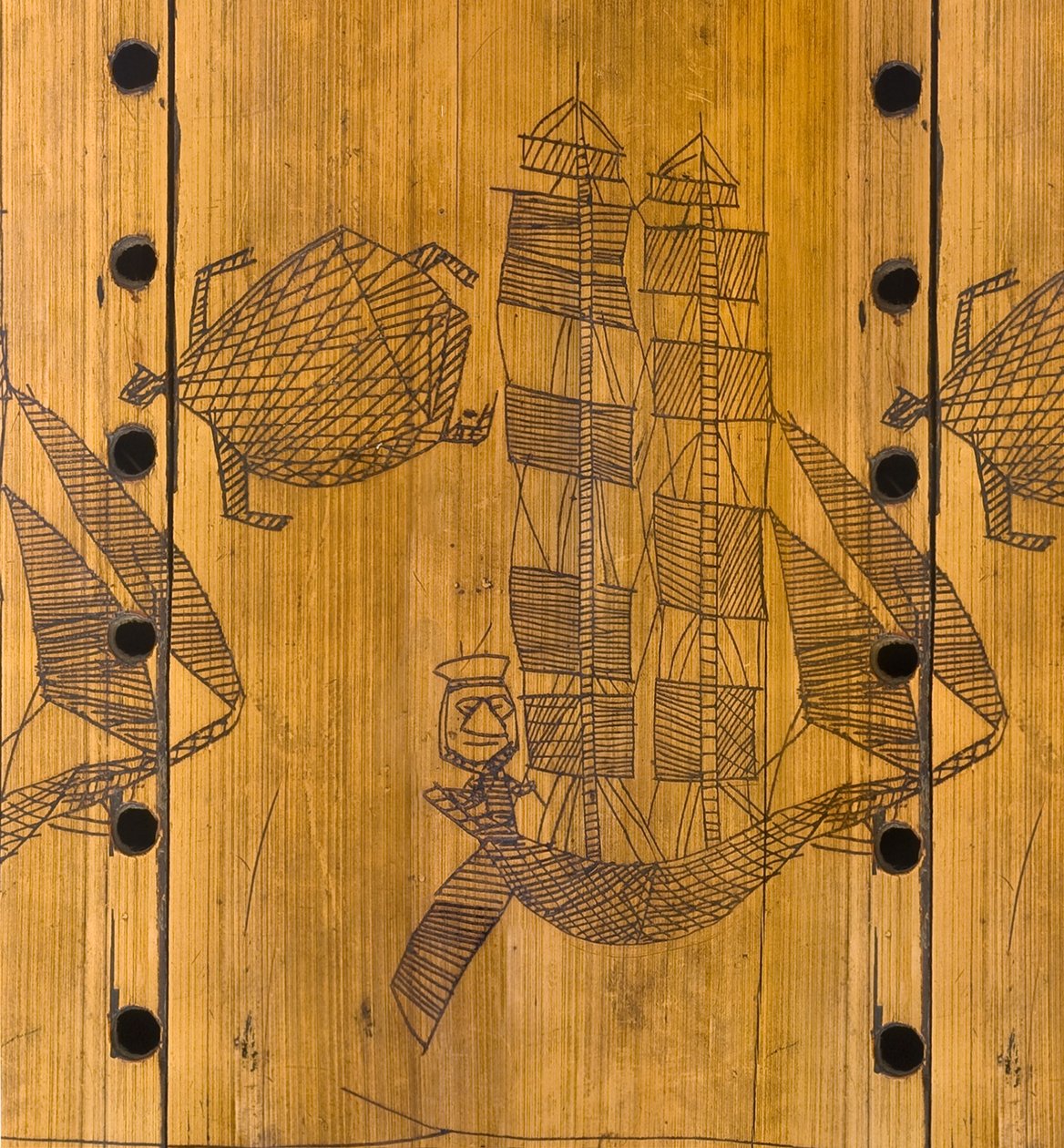 Flauta (bambu) de Kanak culture