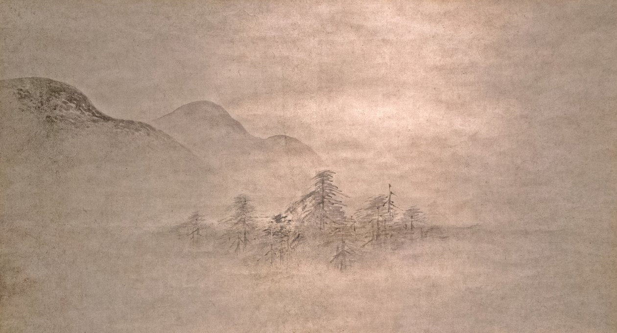 Paisagem, século XVI. de Kano Motonobu