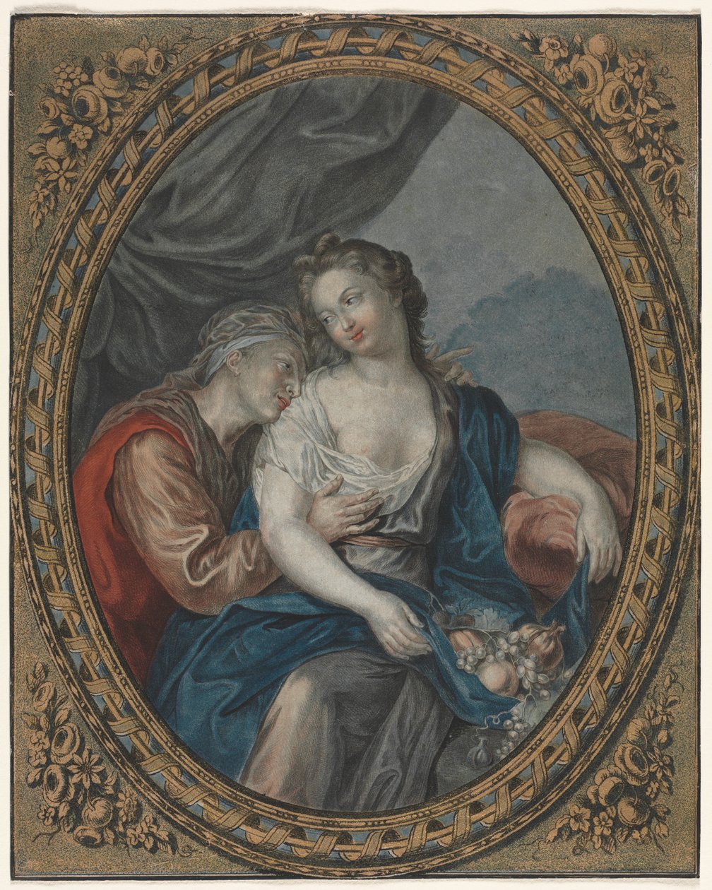 Vertumnus e Pomona de Kano Sanraku