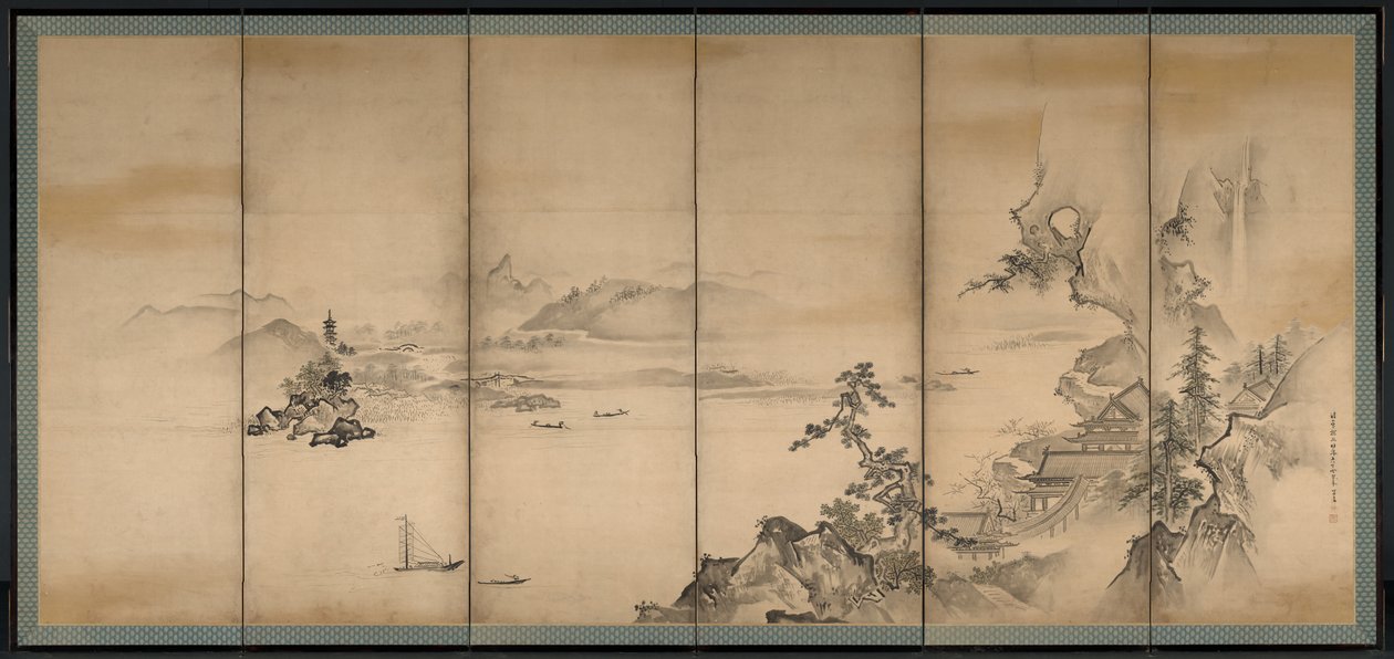 As quatro estações, 1668. de Kanō Tan’yū