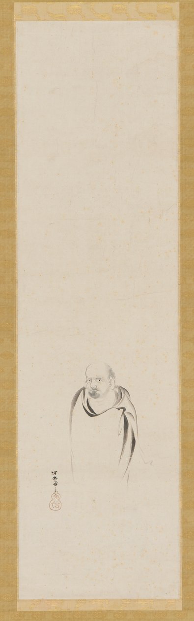 Bodhidharma, período Edo, século XVII. de Kanō Tan’yū