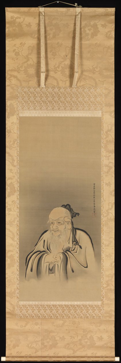 Retrato do Imperador Shennong, 1665. de Kanō Tan’yū