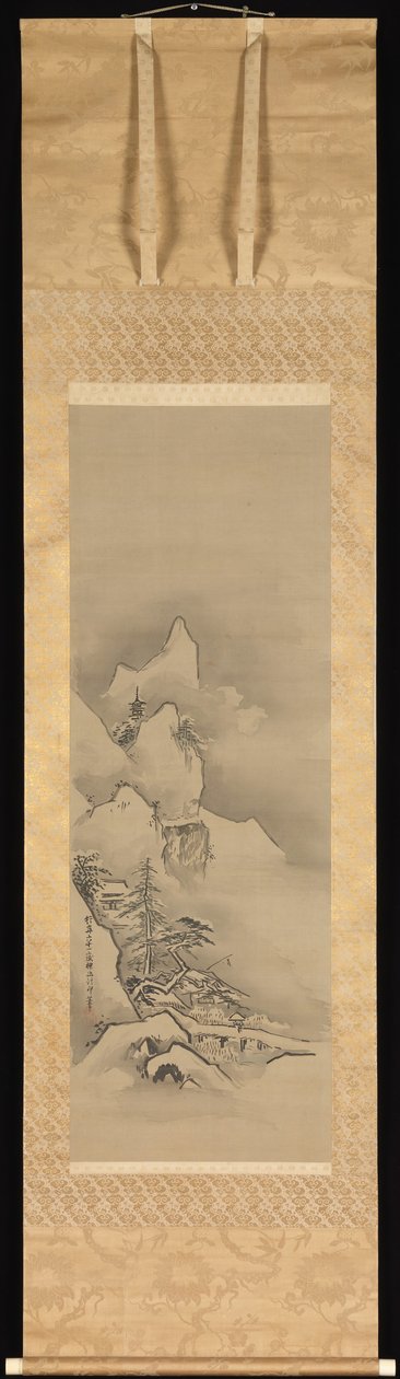 Paisagem de inverno, 1662. de Kanō Tan’yū