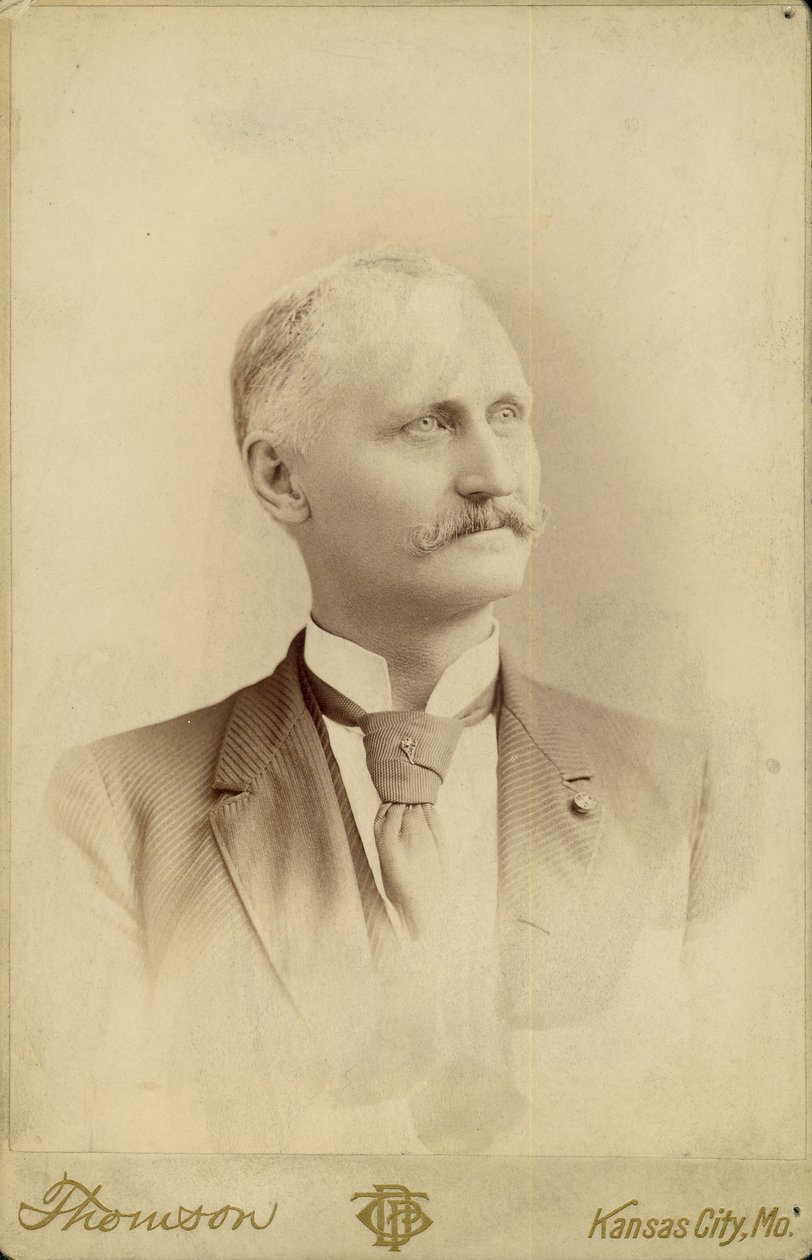 Lamdin E. Irwin, 1º Tenente e Ajudante, 14ª Cavalaria do Missouri (União) de Kansas City Thomson