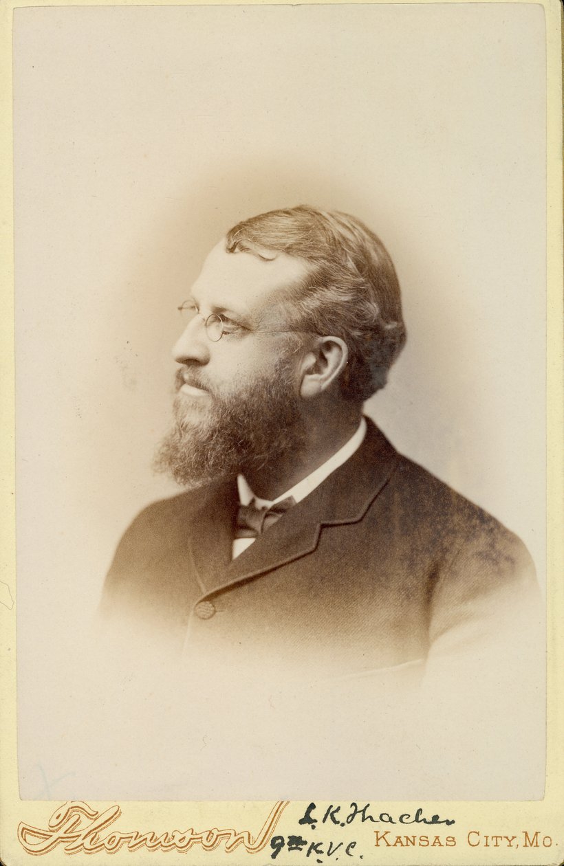 Luin K. Thacher, Major, 9ª Cavalaria do Kansas (União) de Kansas City Thomson