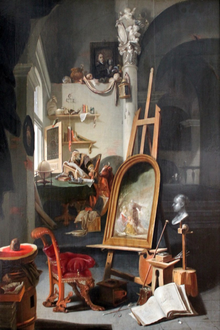 A oficina do evangelista Lucas de Karel Slabbaert