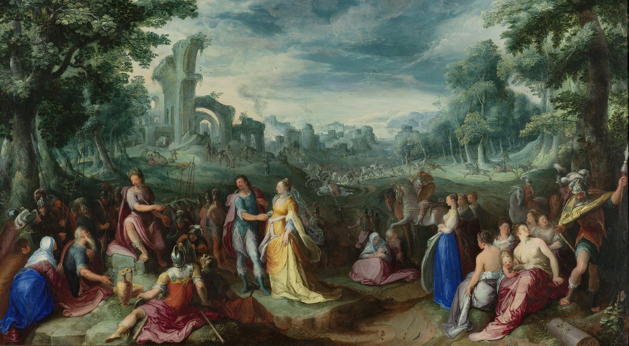 A Continência de Cipião, 1600 de Karel Van Mander