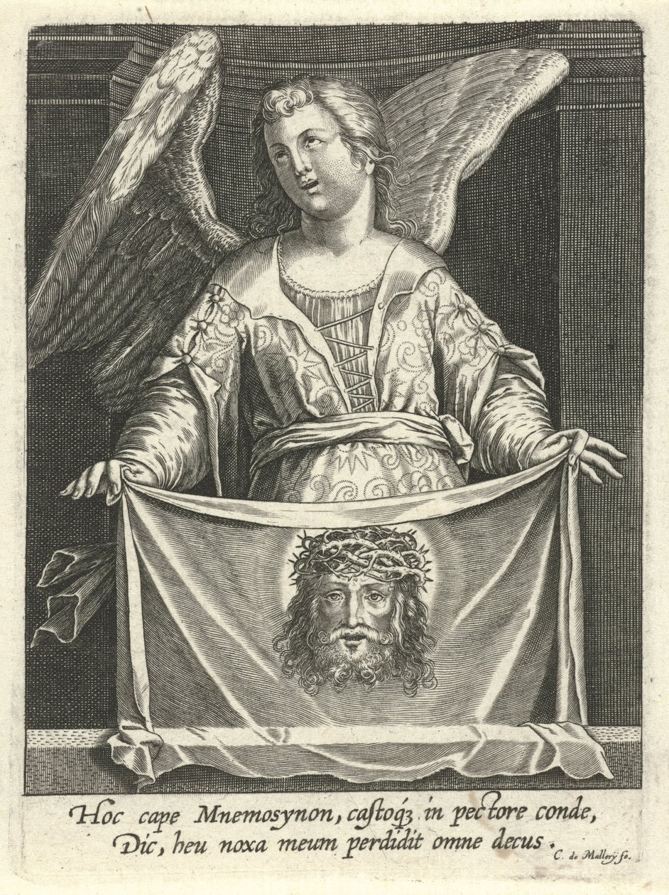 Anjo com Sudarium de Karel van Mallery