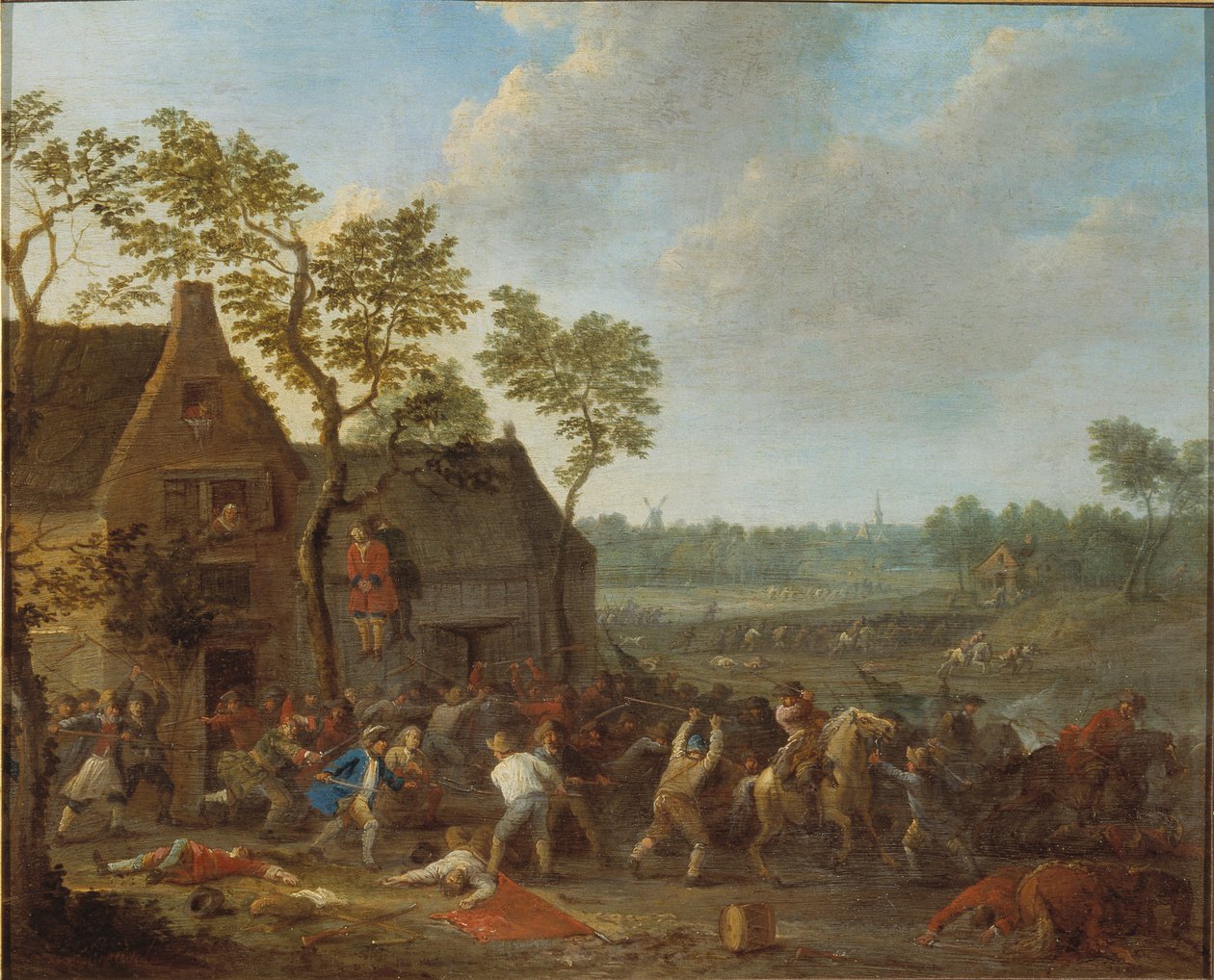 Assalto à Fazenda, c. 1710. de Karel Breydel