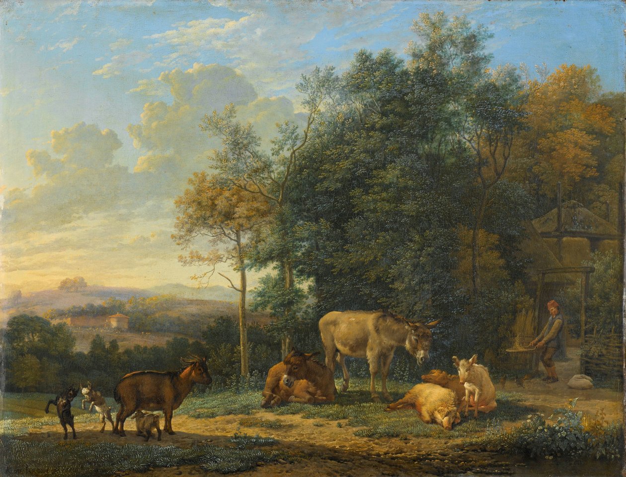 Paisagem com Dois Burros, Cabras e Porcos
Paisagem com dois burros, cabras e porcos de Karel Du Jardin