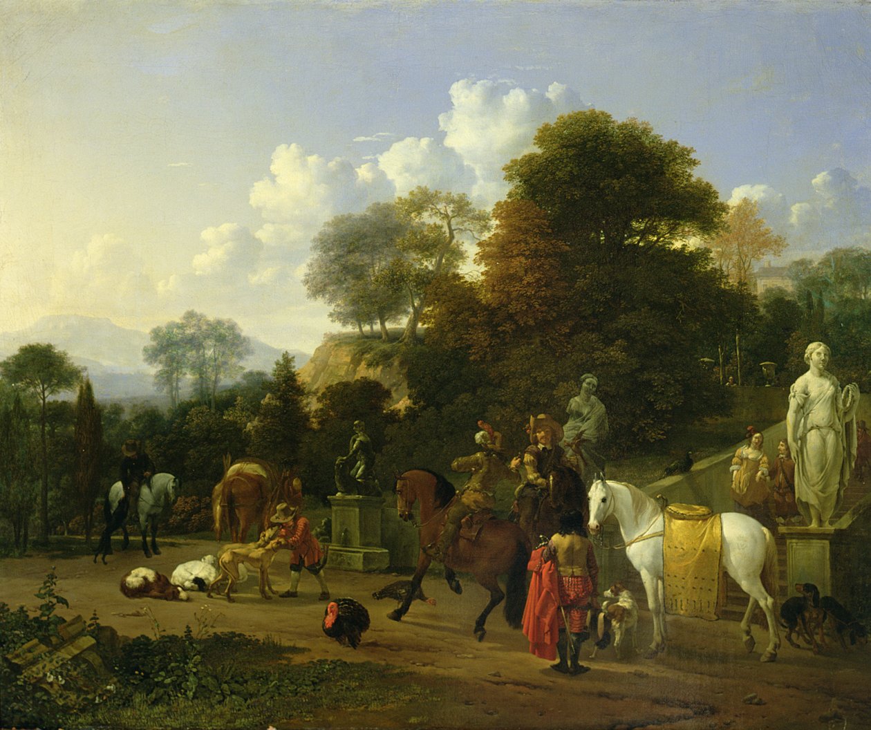 Depois da caçada, 1664 de Karel Dujardin