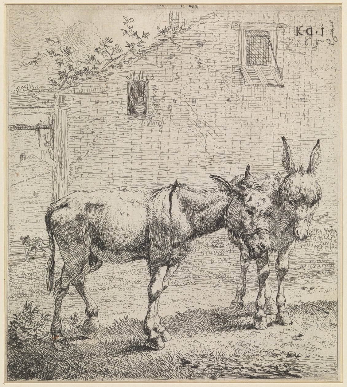 Os dois burros de Karel Dujardin