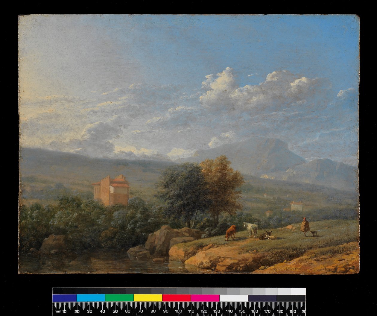 Paisagem italiana, antes de 1678 de Karel Dujardin