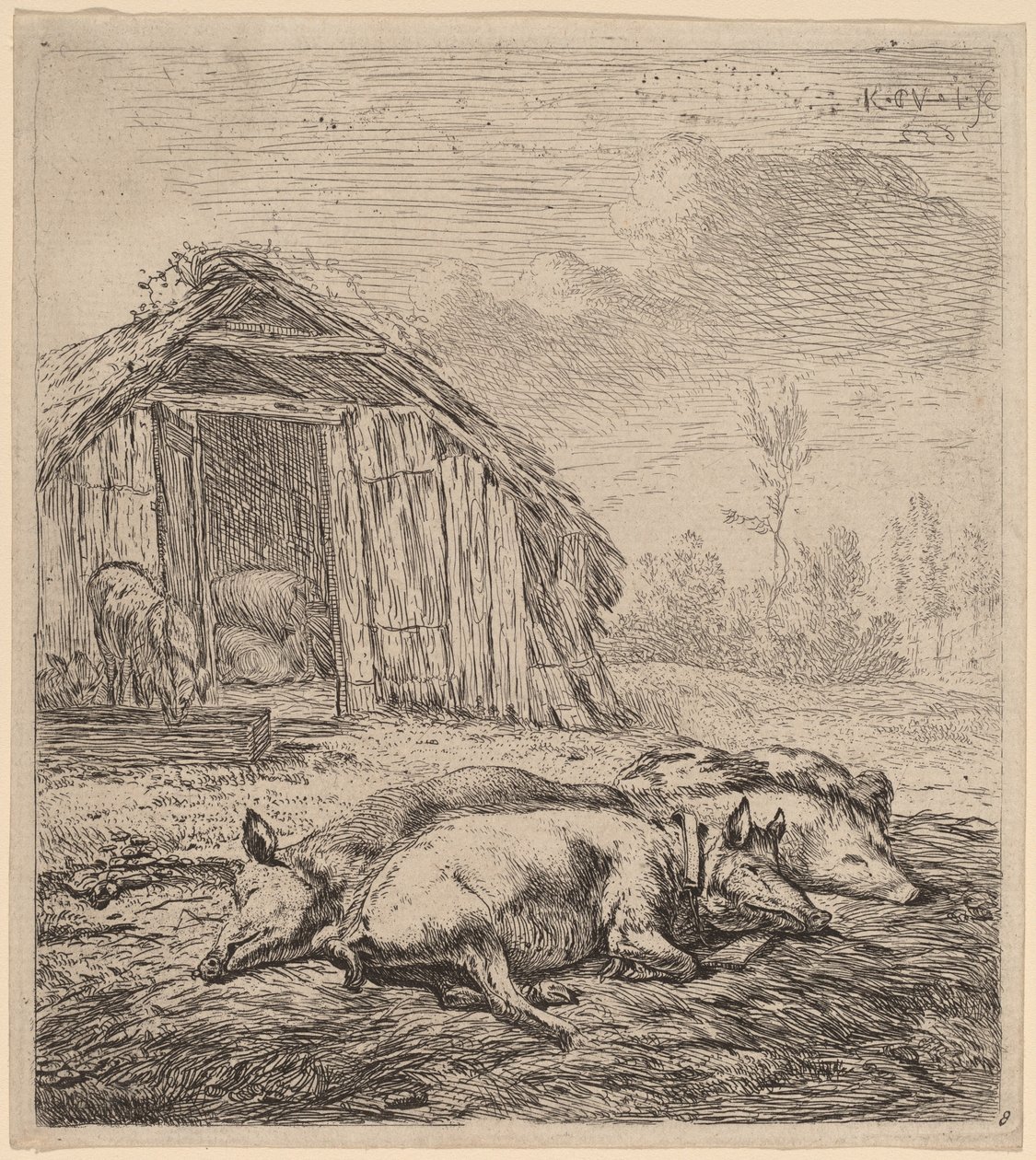 Três Porcos de Karel Dujardin