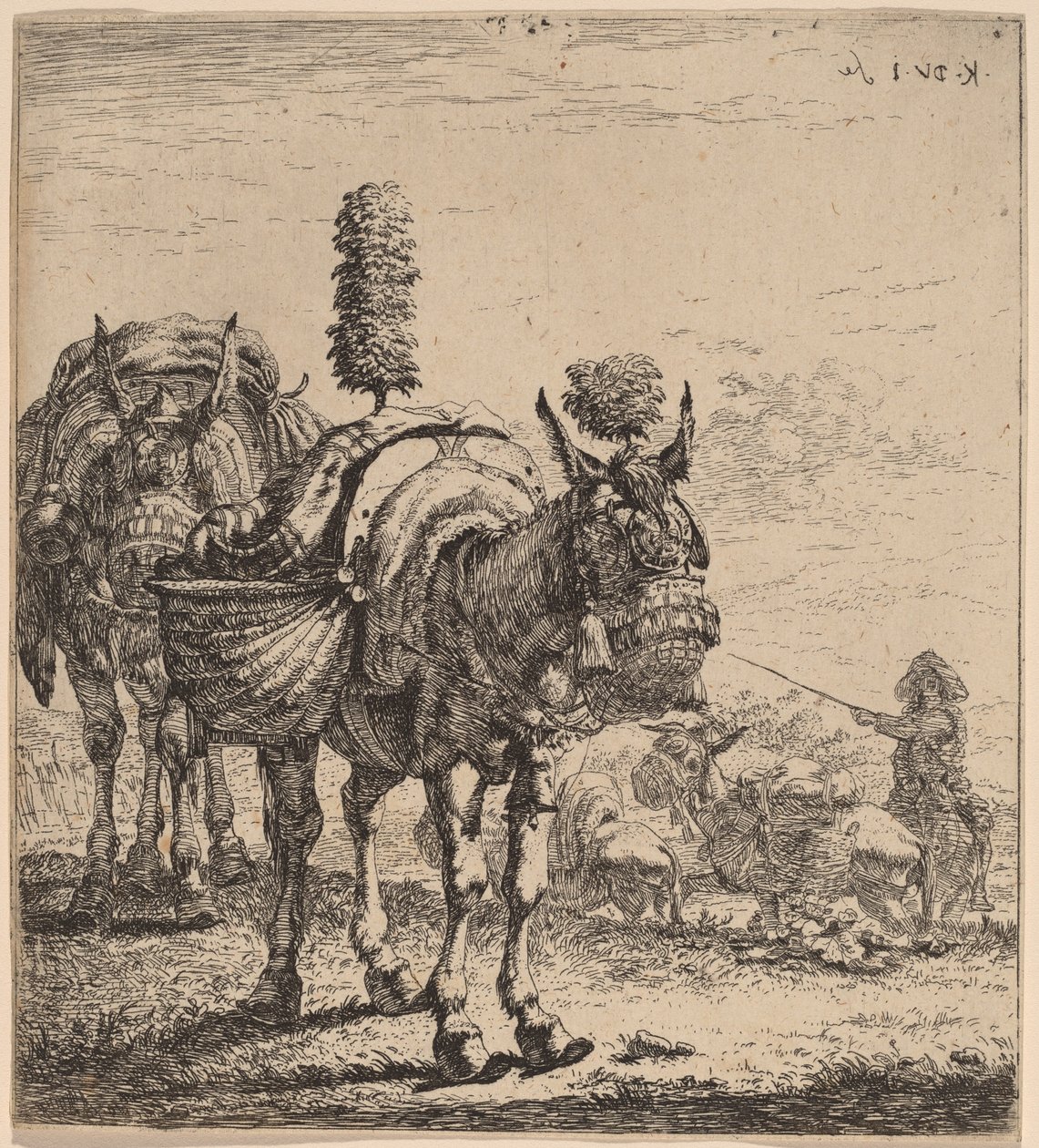 Duas Mulas de Karel Dujardin