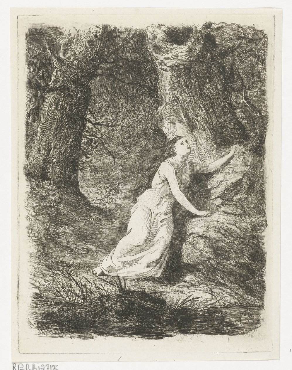 Olwene vagueia na floresta Aeddon (título da série) de Karel Frederik Bombled