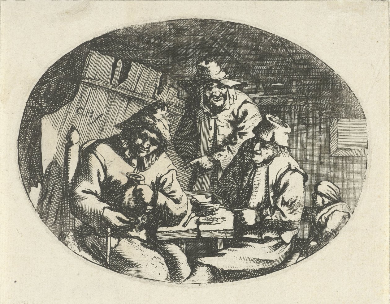 Agricultores em uma mesa de Karel Hagenbeek