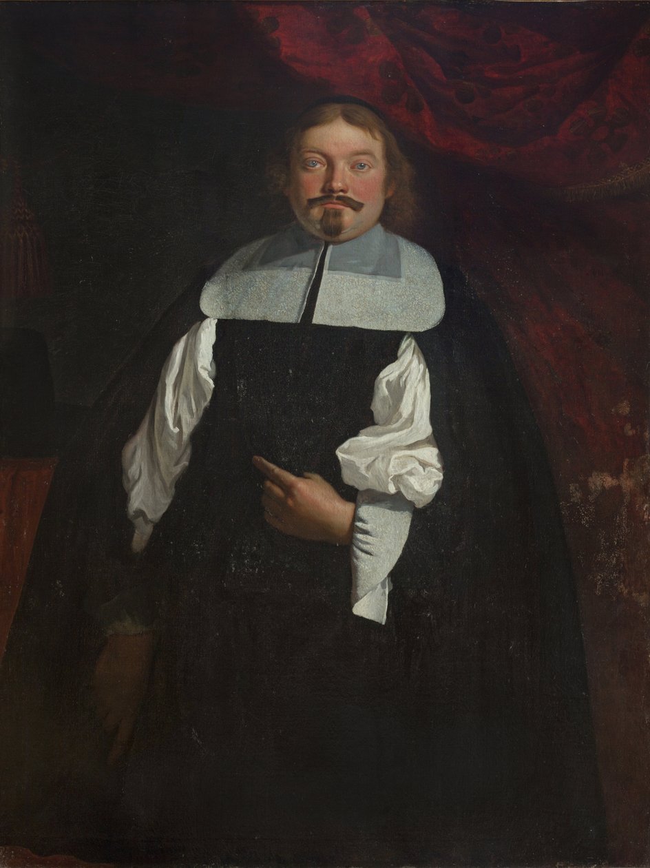 Retrato do Conde Humprecht Jan Czernin de Chudenice (1628-1682) - Karel Skreta (1610-1674). Óleo sobre tela de Karel Škréta
