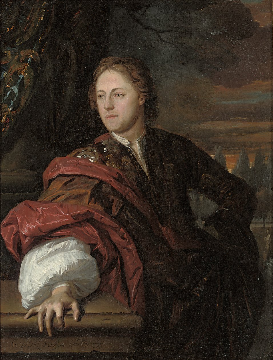 Retrato de um homem de Karel de Moor