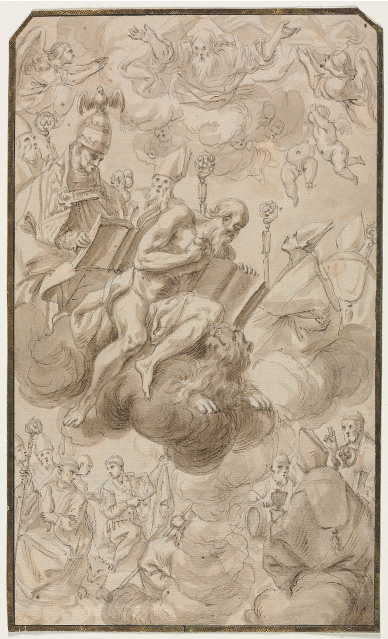 Ascensão de São Jerônimo, 1600s. de Karel Škréta