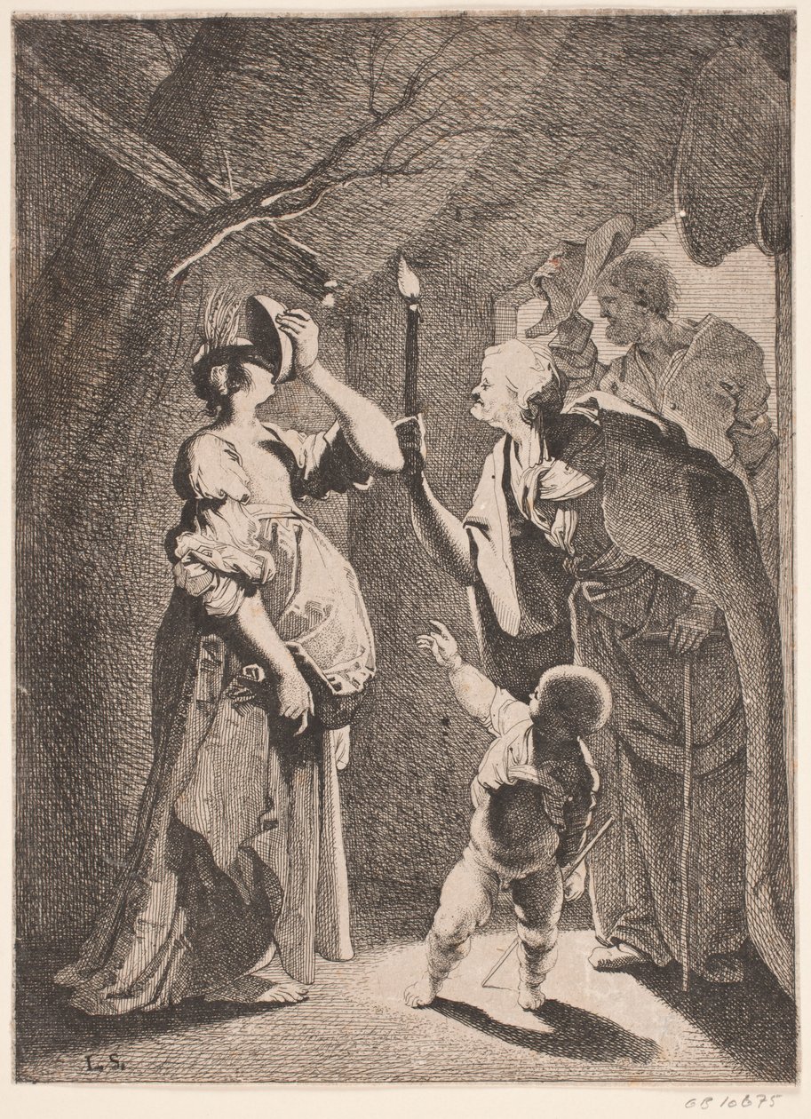 Ceres ridicularizado por Stellio de Karel van III Mander