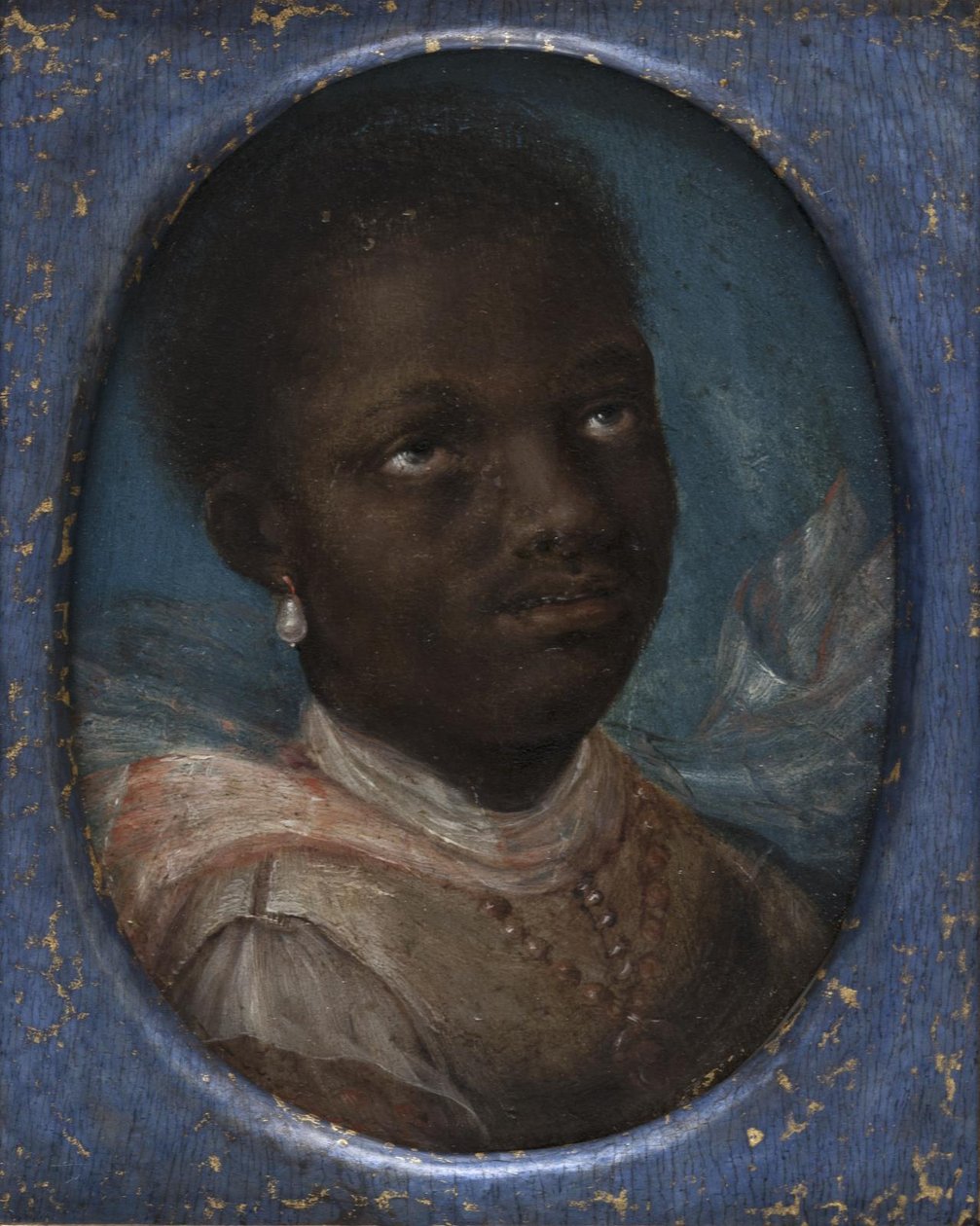 Chefe de um africano de Karel van III Mander