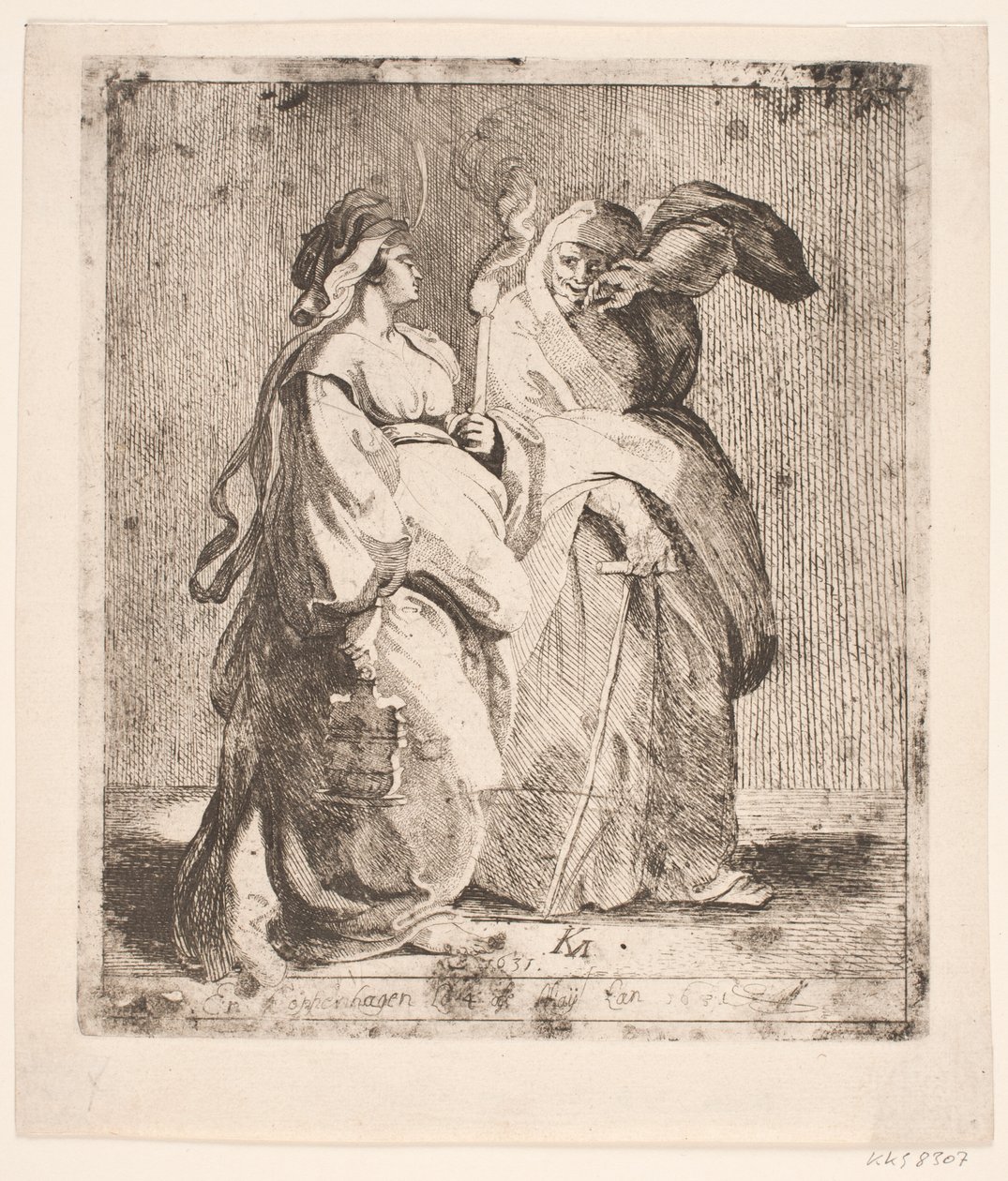 Judite com seu servo de Karel van III Mander