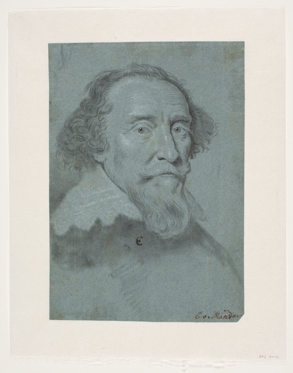 Retrato masculino. Henrik, Conde de Bergh. de Karel van III Mander