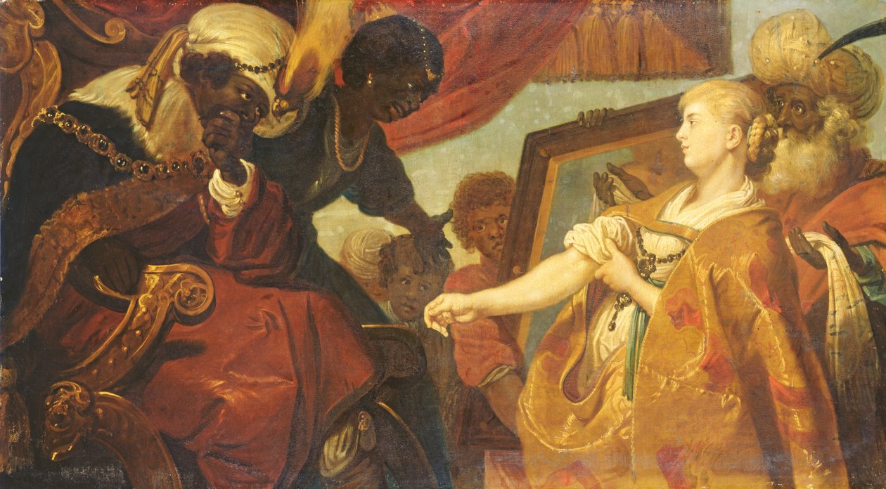 Chariclea mostra Persina e Hydaspes de Karel van Mander III