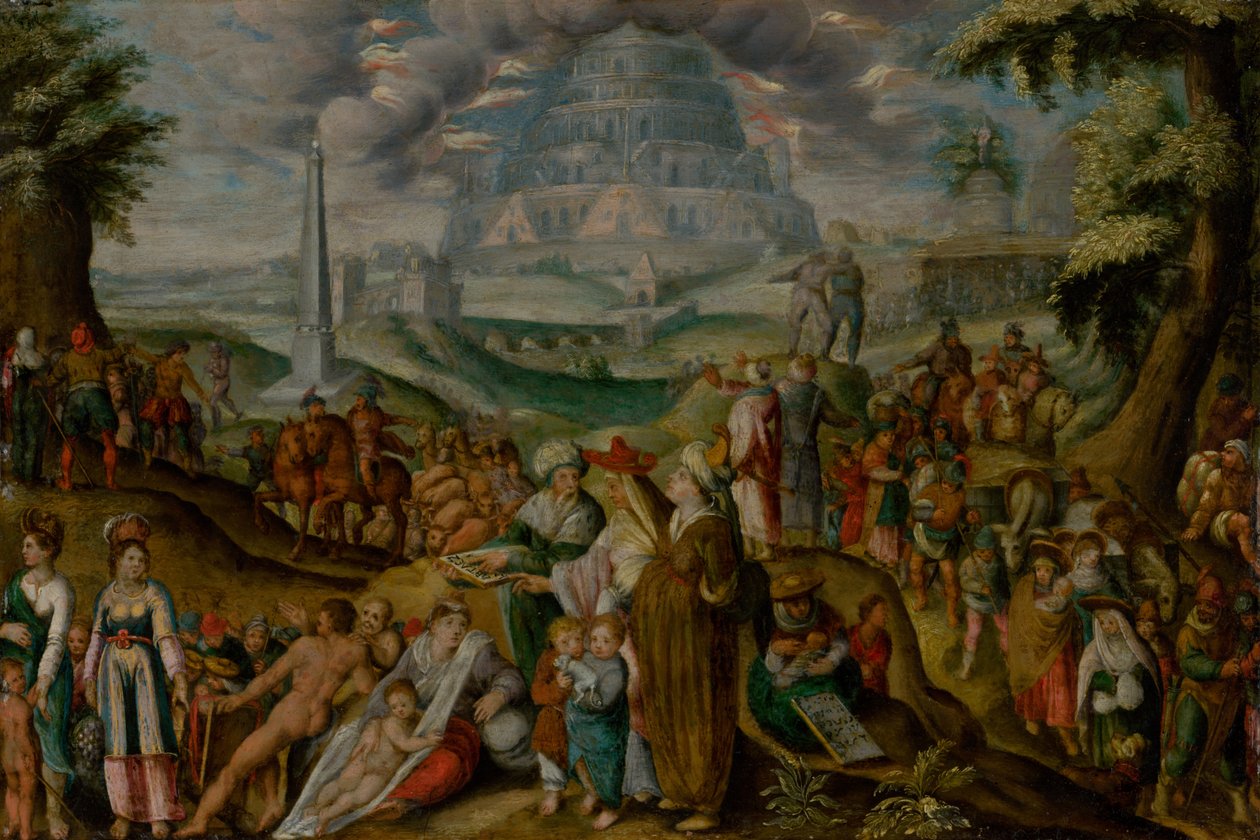 A Confusão das Línguas, 1600. de Karel van Mander the Elder
