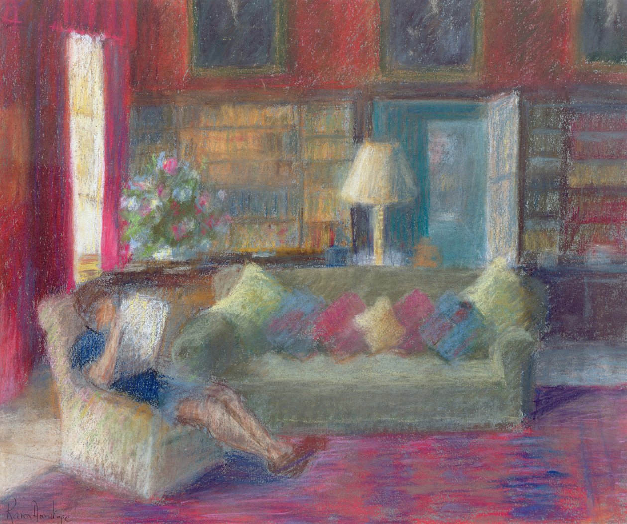 Library na ThorpePerrow de Karen Armitage