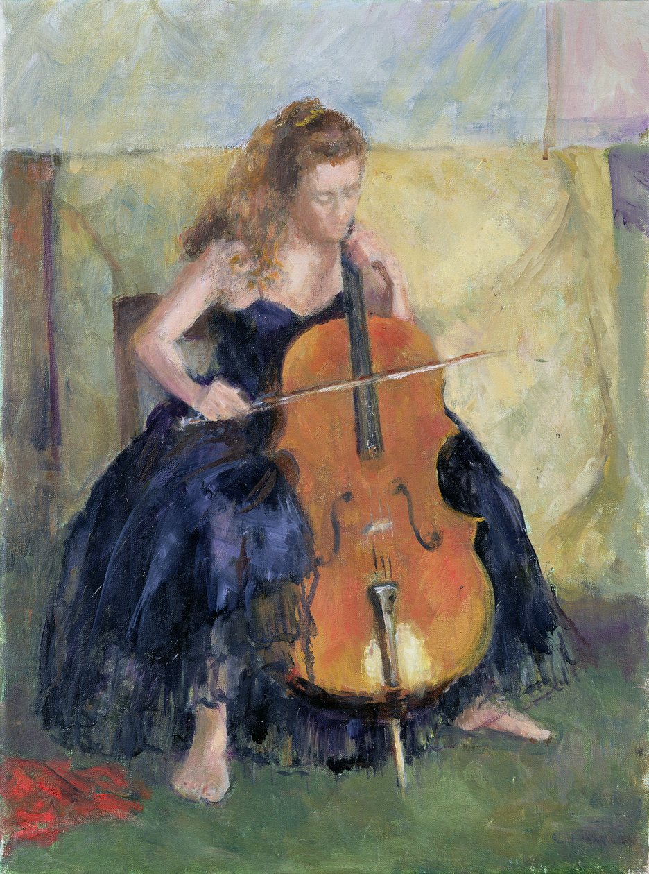 The Cello Player, 1995 de Karen Armitage