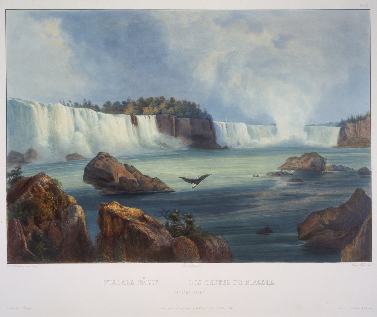 Cataratas do Niágara de Karl Bodmer