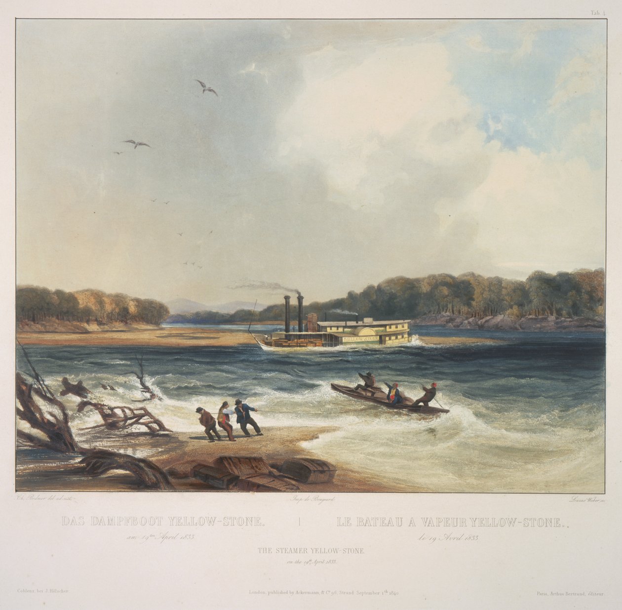 O vaporizador Yellowstone de Karl Bodmer
