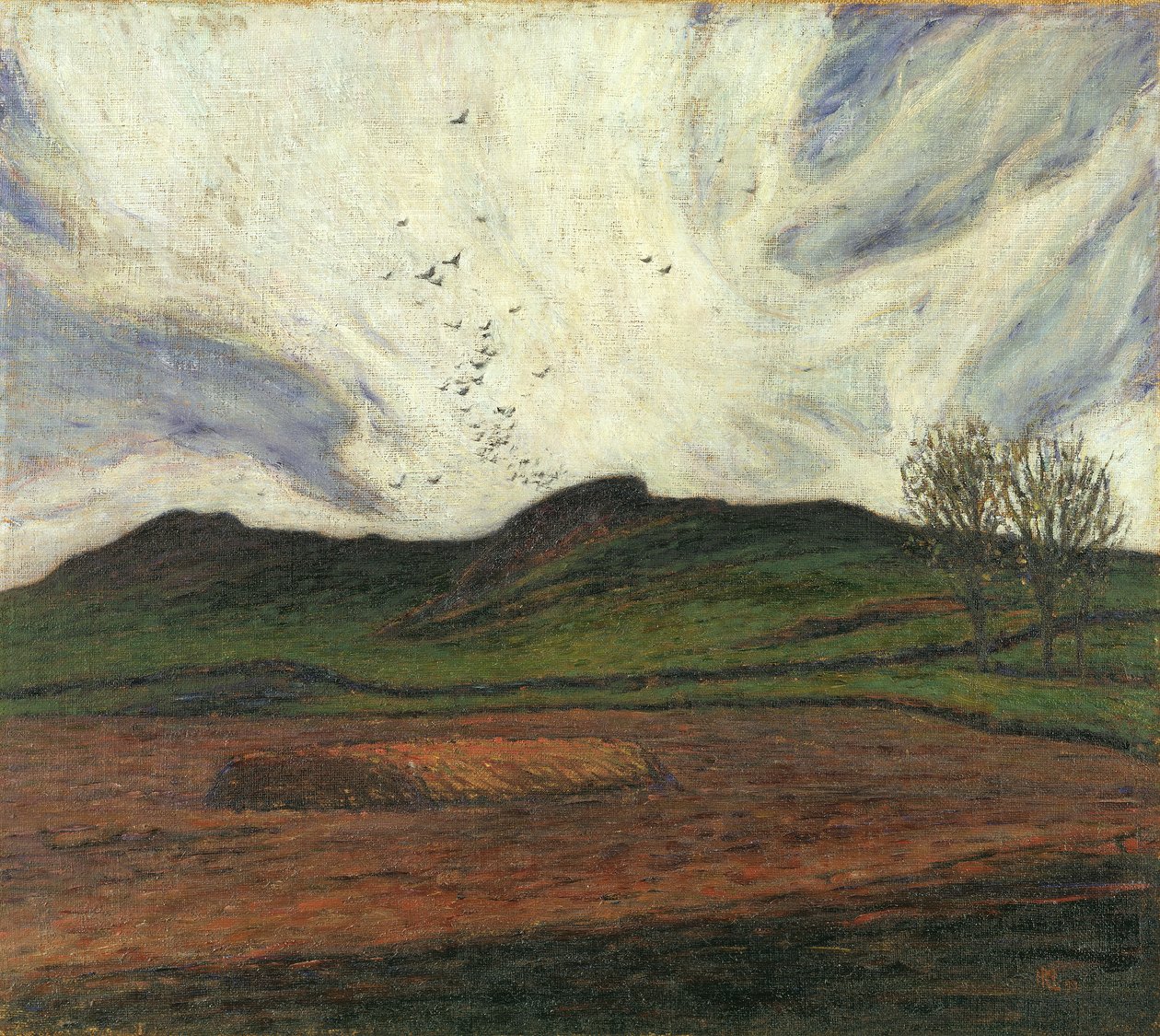 Nuvens de tempestade, 1893 de Karl Fredrick Nordstrom
