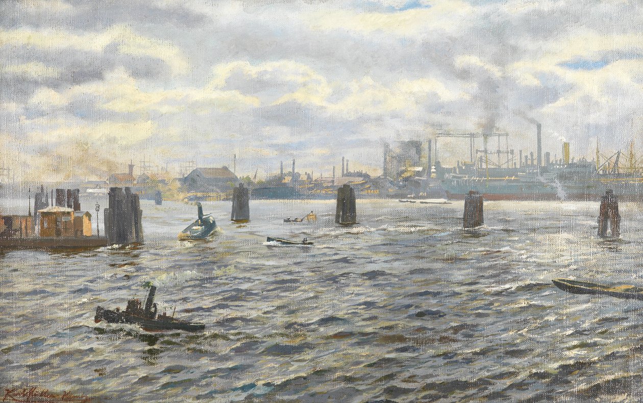 Porto de Hamburgo de Karl Josef Müller