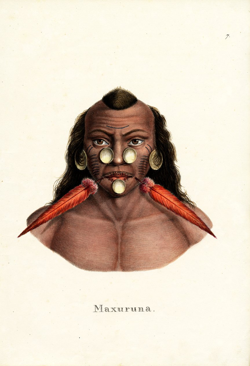 Indígena peruana, 1824 de Karl Joseph Brodtmann