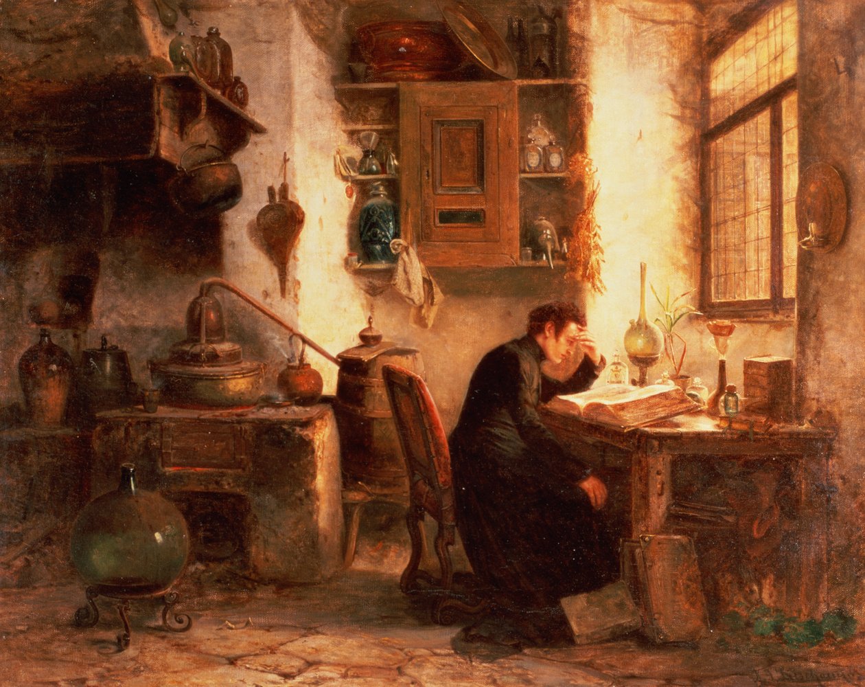 O estudante de química e farmácia de Karl Joseph Litschaur