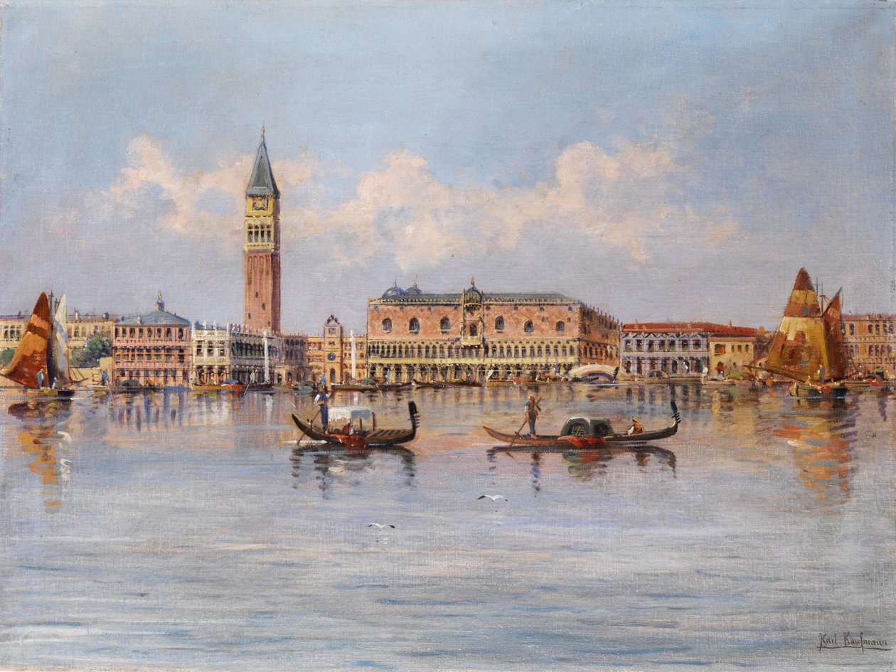 Vista de Veneza. de Karl Kaufmann