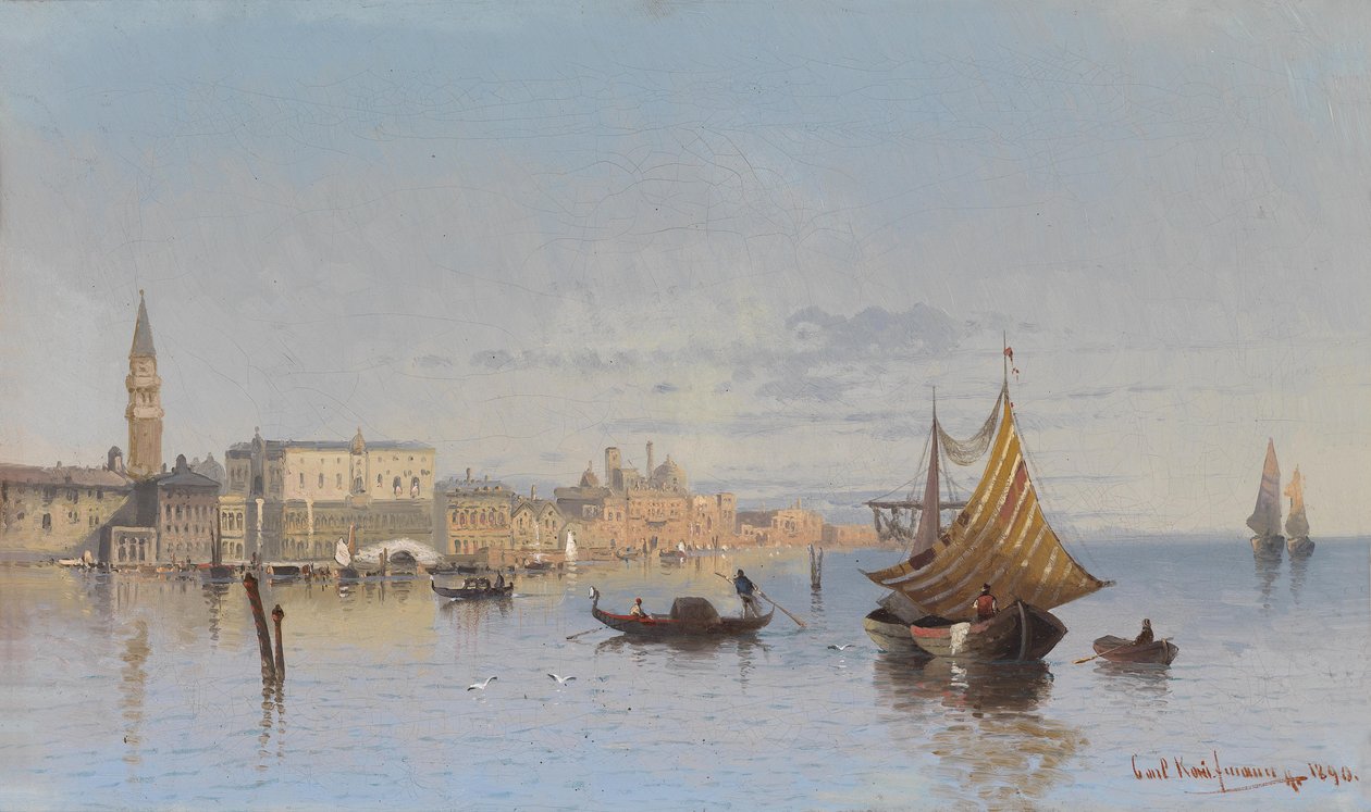 Vista de Veneza de Karl Kaufmann